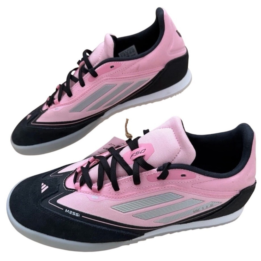 Adidas F50 Freestyle 24 Messi Mens 10.5 Pink New‎ Soccer Indoor Shoes IF0711